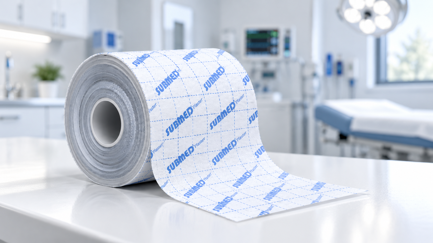 SUBMED FIX Acrylic Plaster Medical Surgical Tape 2